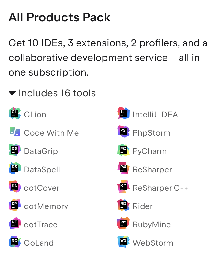 Licencias JetBrains
